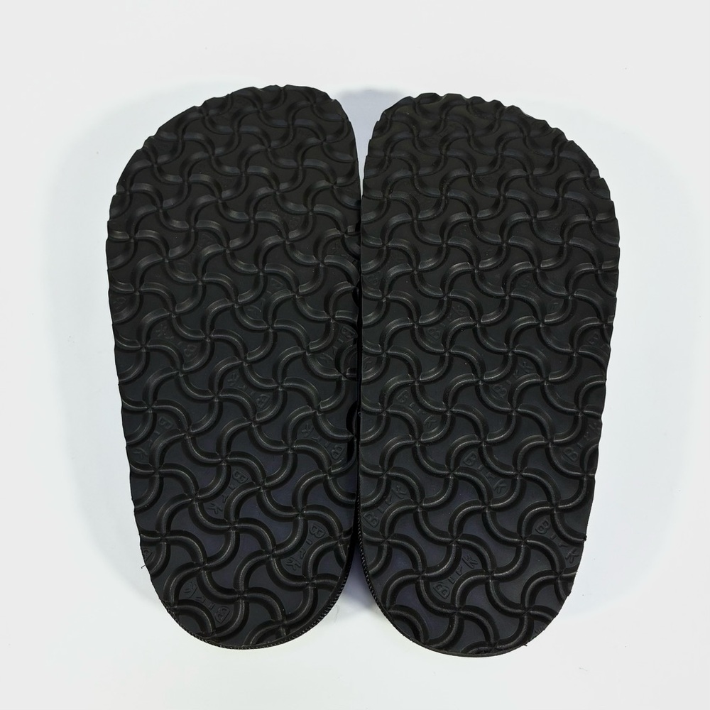 Birkenstock 1774 Eliscu Quilted Denim Slide Clogs Mules Dark Wash Denim 6 37 NEW - Picture 10 of 17